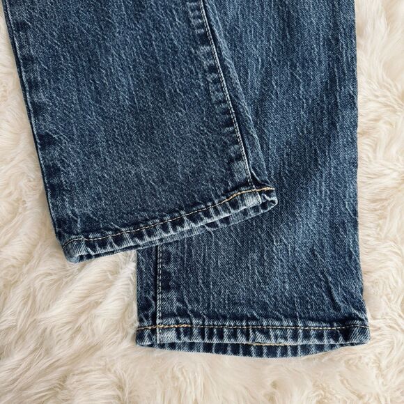 Gap Slim Boyfriend Jeans 0/25 (28x27.5) Blue Denim High Waisted Womens - Picture 7 of 8